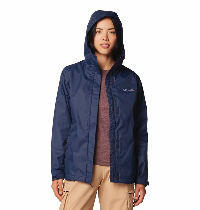 Casaca-Para-Mujer-Impermeable-Arcadia™-Ii-Azul-Columbia