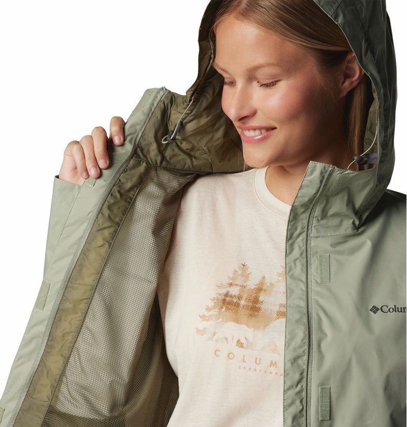 Casaca-Para-Mujer-Impermeable-Arcadia™-Ii-Verde-Columbia