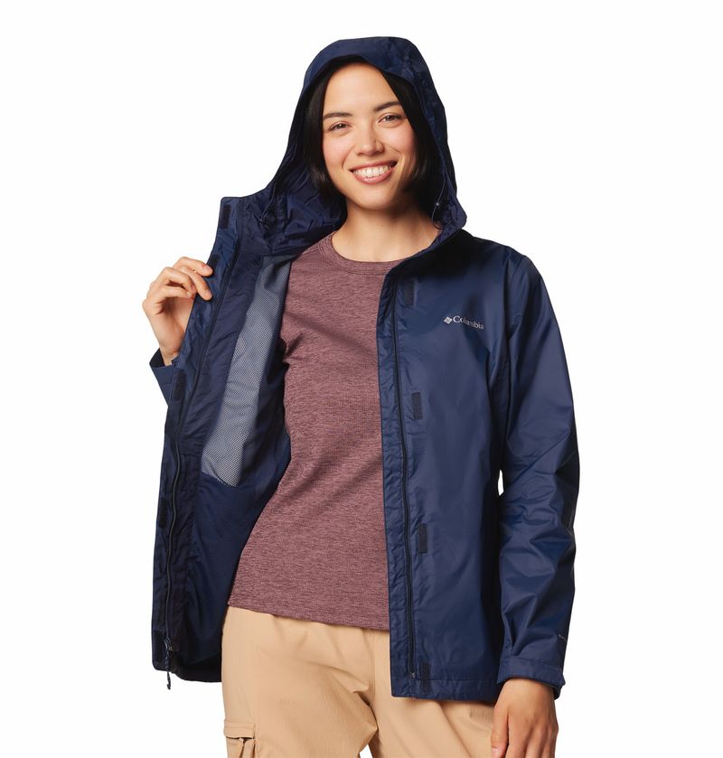 Casaca-Para-Mujer-Impermeable-Arcadia™-Ii-Azul-Columbia