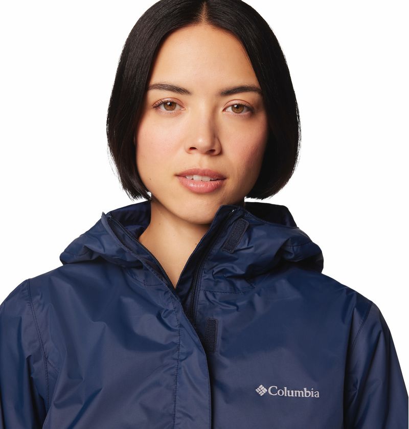 Casaca-Para-Mujer-Impermeable-Arcadia™-Ii-Azul-Columbia