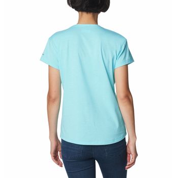 Polo Para Mujer Manga Corta Sun Trek™ Celeste Columbia
