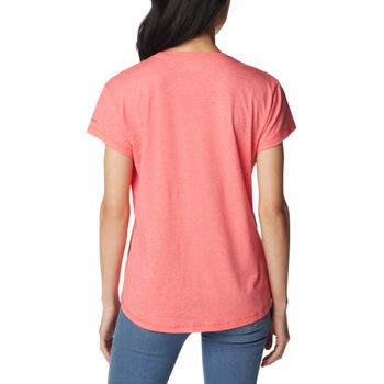 Polo Para Mujer Manga Corta Sun Trek™ Rosado Columbia