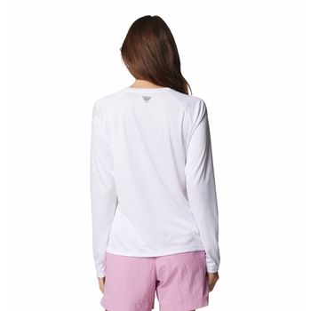 Polo Para Mujer Manga Larga Tidal Tee™ Blanco Columbia