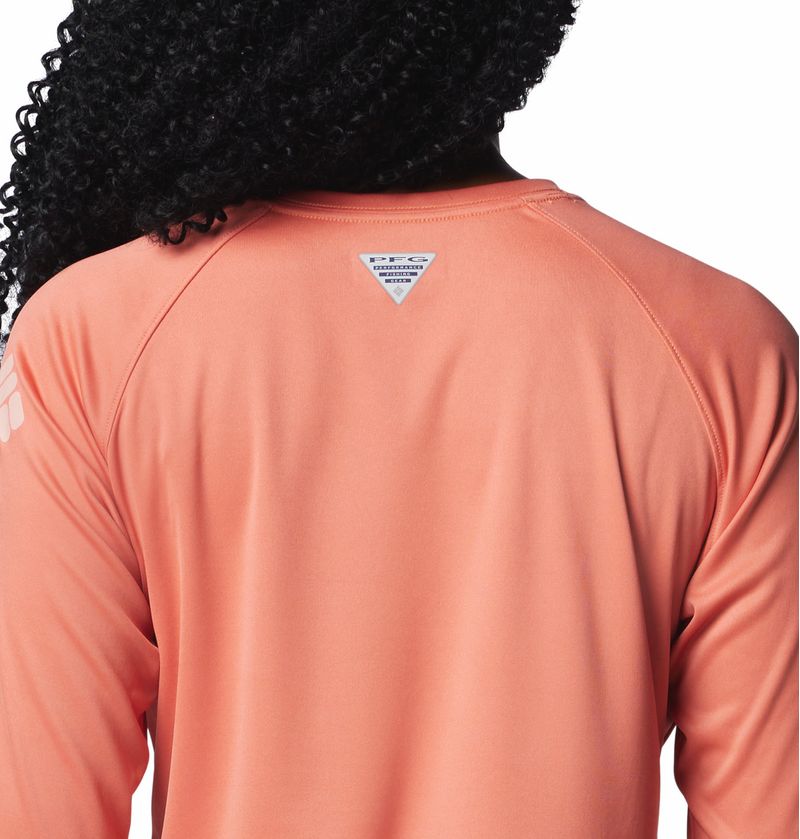 Polo-Para-Mujer-Manga-Larga-Tidal-Tee™-Rosado-Columbia