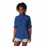 Blusa-Para-Mujer-Manga-Larga-Bahama-Ii-Azul-Columbia