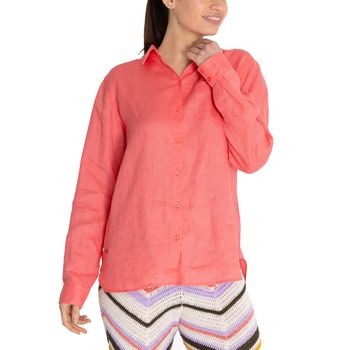 Blusa Para Mujer Manga Larga Lirio Naranjo Rockford