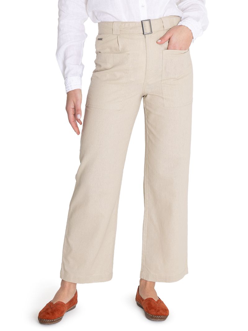 Pantalon-Para-Mujer-Algodon-Organico-Flip-Beige-Rockford