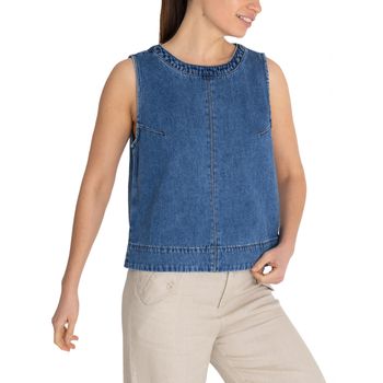 Blusa Para Mujer Sin Manga Lee Azul Rockford