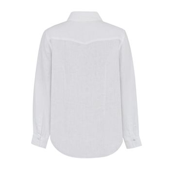 Blusa Para Mujer Manga Larga Lirio Blanco Rockford