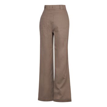 Pantalón Para Mujer Algodon Organico Flip Café Rockford