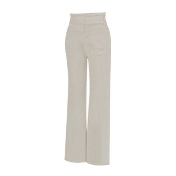 Jean Para Mujer Algodon Organico Oreon Blanco Rockford