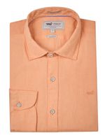 Camisa-Para-Hombre-Manga-Larga-Linensol-Naranjo-Rockford