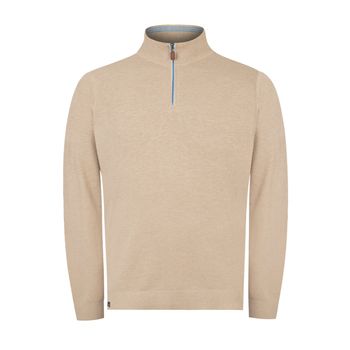 Chompa Para Hombre Algodón Orgánico Bilbao Beige/Crudo Rockford