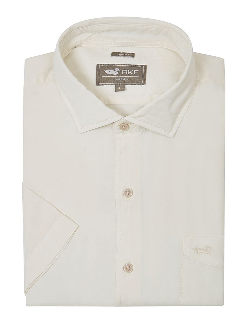Camisa-Para-Hombre-Manga-Corta-Aveiro-Blanco-Rockford