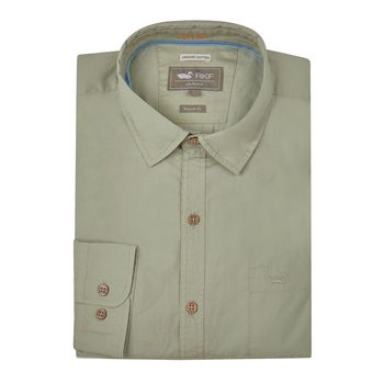 Camisa Para Hombre Manga Larga Galiton Verde Rockford