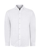 Camisa-Para-Hombre-Manga-Larga-Linen-Blanco-Rockford