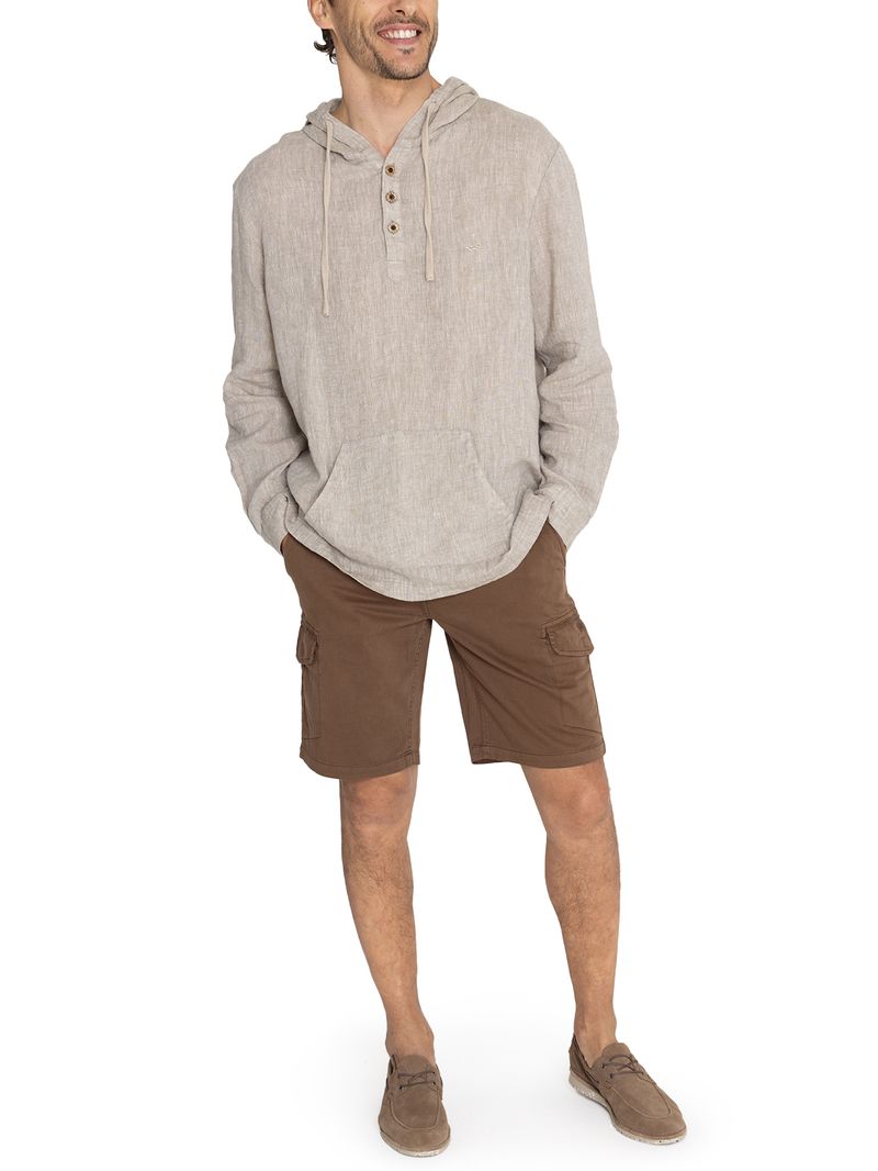 Polo-Para-Hombre-Manga-Larga-Linen-Cafe-Rockford
