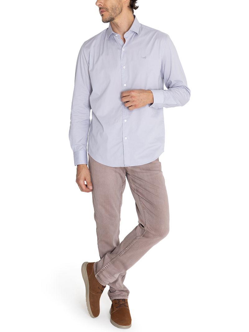 Camisa-Para-Hombre-Manga-Larga-Soft-Gris-Rockford