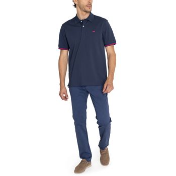 Polo Para Hombre Manga Corta Mitchell Azul Rockford