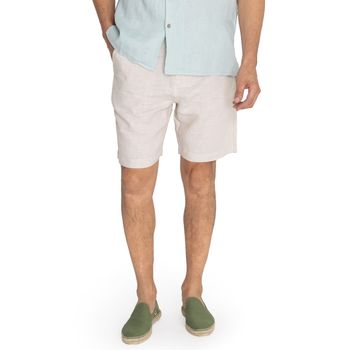 Short Para Hombre Lino Linen Beige/Crudo Rockford