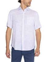 Camisa-Para-Hombre-Manga-Corta-Marbled-Blanco-Rockford