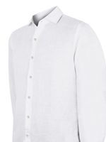 Camisa-Para-Hombre-Manga-Larga-Linen-Blanco-Rockford