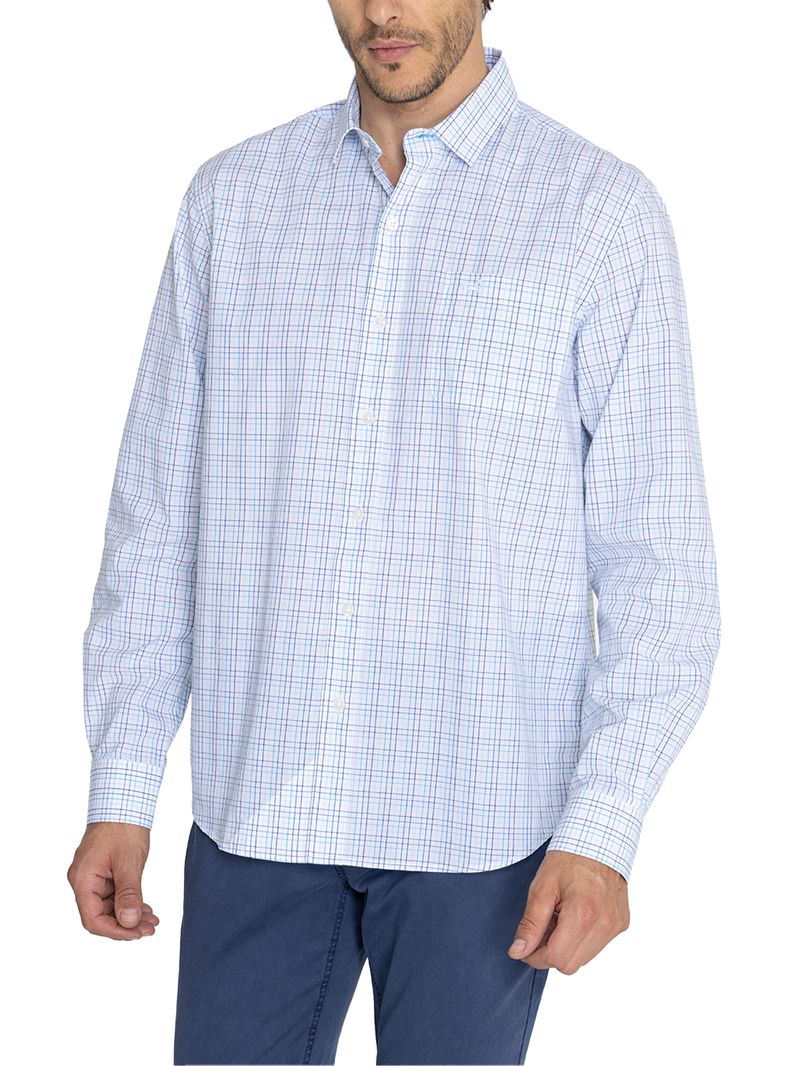 Camisa-Para-Hombre-Manga-Larga-Lighter-Blanco-Rockford