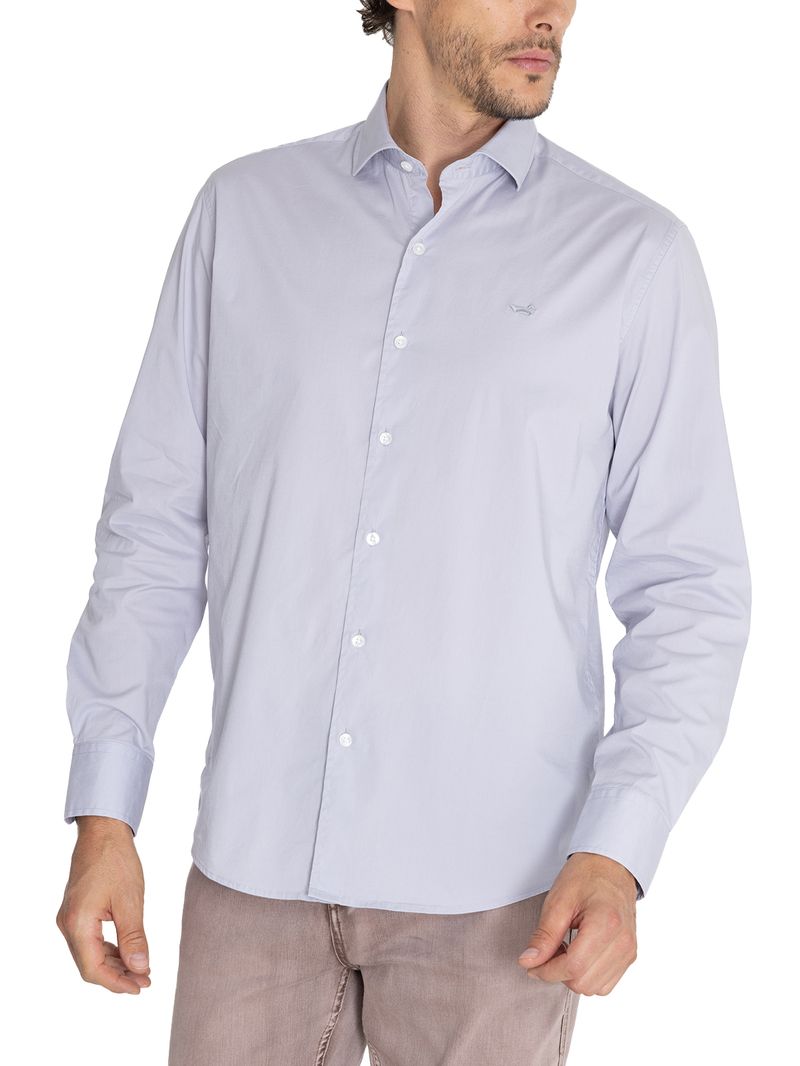 Camisa-Para-Hombre-Manga-Larga-Soft-Gris-Rockford