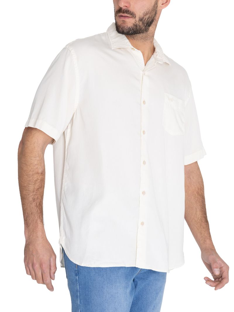 Camisa-Para-Hombre-Manga-Corta-Aveiro-Blanco-Rockford