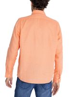 Camisa-Para-Hombre-Manga-Larga-Linensol-Naranjo-Rockford