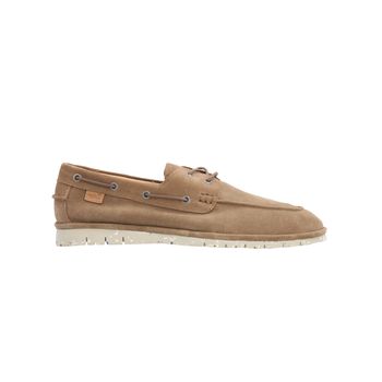 Mocasín Para Hombre Cuero Lisfan Beige/Crudo Rockford