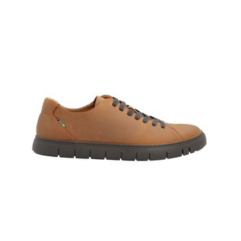 Zapatilla Para Hombre Cuero Posselt Café Rockford