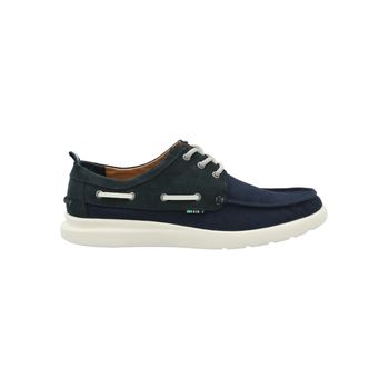 Mocasín Para Hombre Algodón Orgánico Gaston Azul Rockford