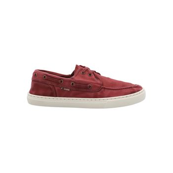 Zapatilla Para Hombre Algodón Orgánico Napa Rojo Rockford