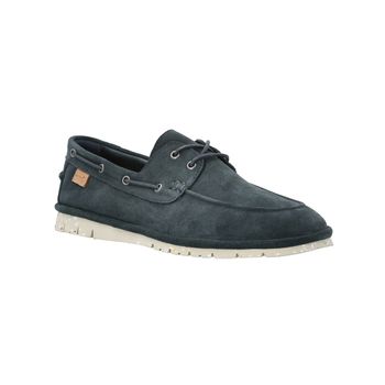 Mocasín Para Hombre Cuero Lisfan Azul Rockford