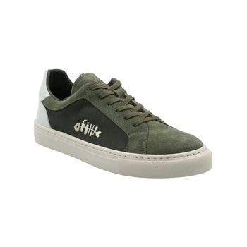 Zapatilla Para Hombre Cuero Tifon Verde Rockford