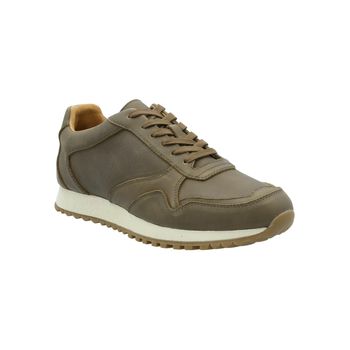 Zapatilla Para Hombre Cuero Fleir Verde Rockford