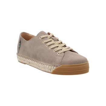 Zapatilla Para Mujer Cuero Fontaine Gris Rockford