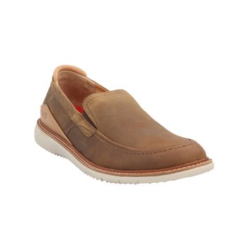 Mocasín Para Hombre Cuero Marke Café Rockford