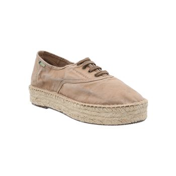 Alpargata Para Mujer Algodón Orgánico Koel Beige/Crudo Rockford