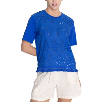 Polo Para Mujer Manga Corta Lates Azul Rockford