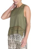 Blusa-Para-Mujer-Sin-Manga-Mele-Verde-Rockford