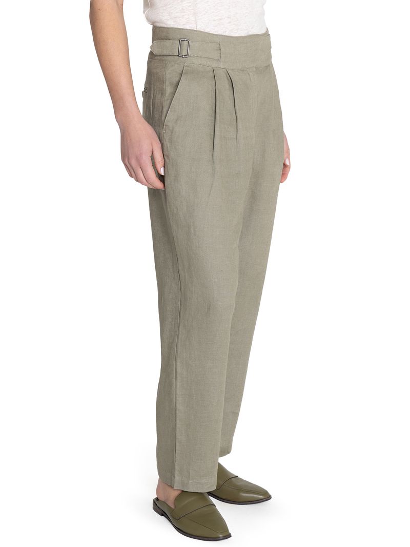 Pantalon-Para-Mujer-Lino-Organico-Ava-Verde-Rockford