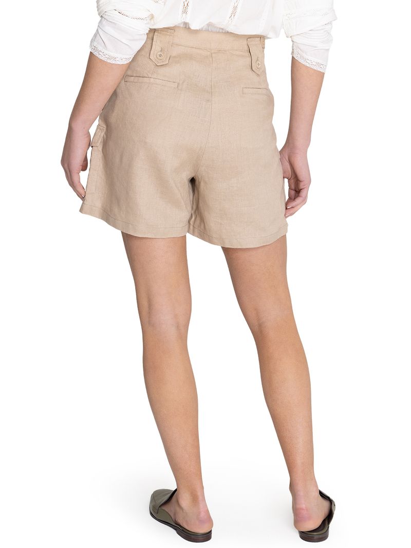 Short-Para-Mujer-Lino-Organico-Rout-Beige-Rockford