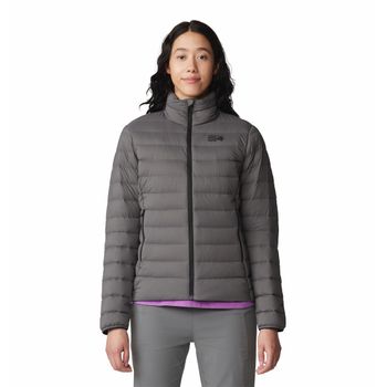 Casaca Para Mujer Pluma Deloro™ Down Gris Mountain Hardwear