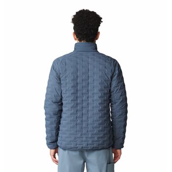 Casaca Para Hombre Pluma Stretchdown™ Azul Mountain Hardwear