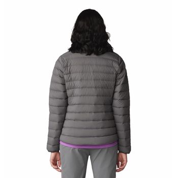 Casaca Para Mujer Pluma Deloro™ Down Gris Mountain Hardwear