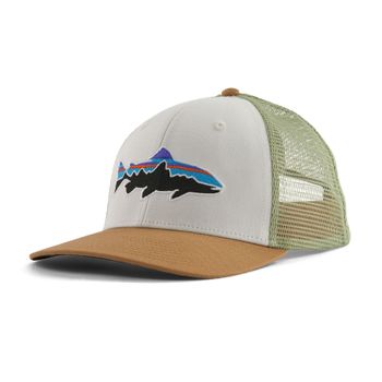 Gorro Unisex  Fitz Roy Trout Trucker Blanco Patagonia