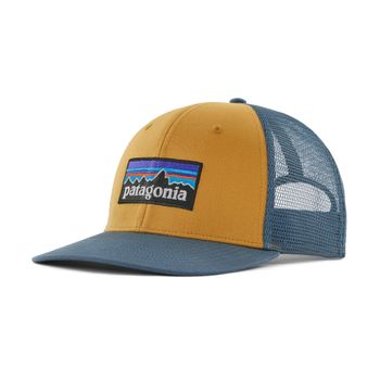 Gorro Unisex  P-6 Logo Trucker Mostaza Patagonia