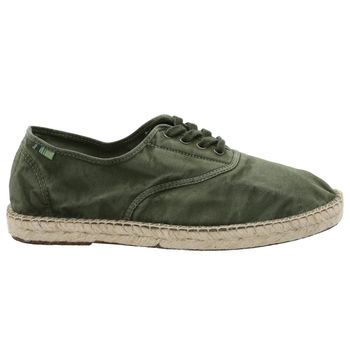 Alpargata Para Hombre Algodón Orgánico Koel Verde Rockford